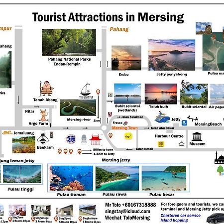 Singleisure Holiday House Mersing Kültér fotó