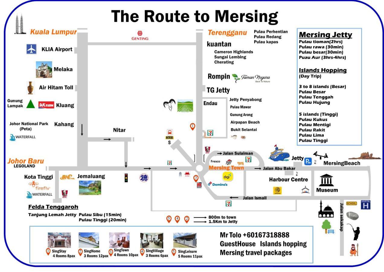 Singleisure Holiday House Mersing Kültér fotó
