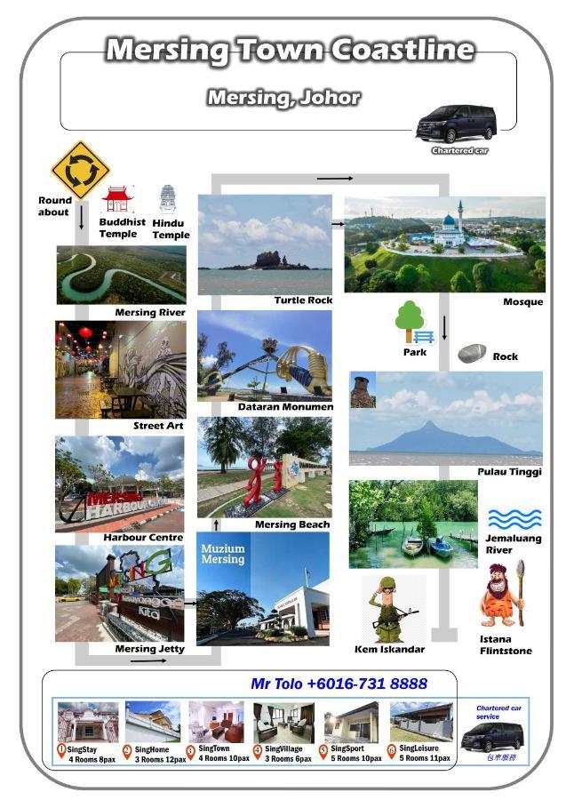 Singleisure Holiday House Mersing Kültér fotó