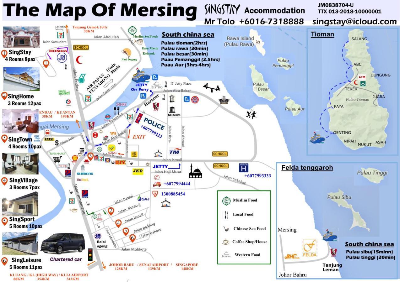 Singleisure Holiday House Mersing Kültér fotó