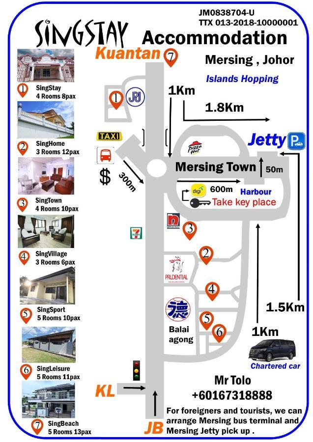 Singleisure Holiday House Mersing Kültér fotó